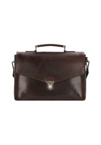 LEONHARD HEYDEN Roma - Roma Aktentasche Leder 40 cm Laptopfach - braun