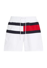 TOMMY HILFIGER - Badeshorts, Gummibund, Tunnelzug, für Herren - YCF WHITE