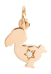 DoDo CHARMS OF NATURE - Charm Junior, 375er Roségold mit 1 Diamant, ca. 0,1 Karat - ROSEGOLD