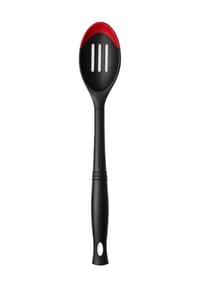 LE CREUSET® Schaumlöffel - EDGE - KIRSCHROT /SCHWARZ