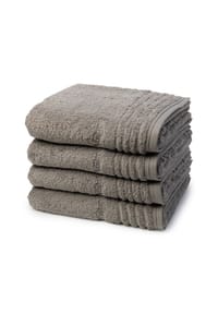 VOSSEN® 4 X Handtuch im Set Vienna Style Supersoft - Vienna Style Supersoft - Deep blue