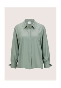 MADELEINE - Klassische Hemdbluse - hellsalbeigrün