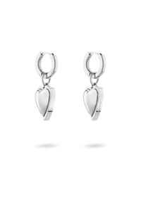 LIEBESKIND - Ohrring Metal Heart - bicolor silber/gold