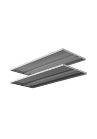 VCM. - 2x Fachböden aus Metall / Maße Einlageboden H. 2 x B. 79 x T. 32 cm / Fachboden für VCM Stahlschränke der Serie Malivo - Anthrazit
