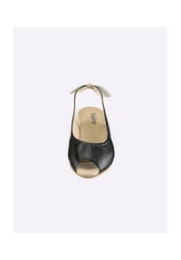 heine - Slingballerina - schwarz-sand