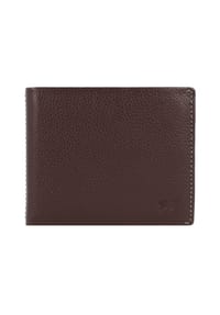 BRAUN BÜFFEL PRATO - Geldbörse, Querformat, RFID-Schutz, Logoprägung, für Herren - dunkelbraun
