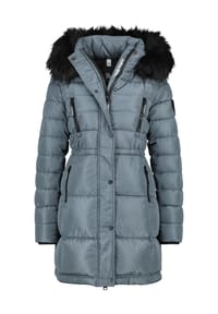 ALIFE AND KICKIN® - NicolaAK A Puffer Coat - basalt