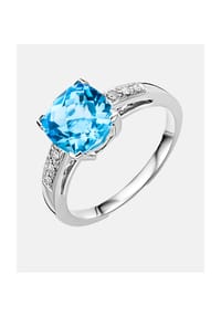 Diamant L'eternel - Ring, mit Diamant, 375 Weißgold - white gold