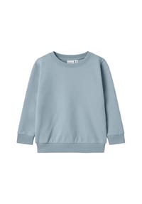 name it® - Sweatshirt "Seli", Rippbündchen, für Kinder - 221130 DUSTY BLUE