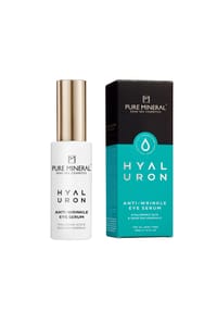 PURE MINERAL - Hyaluron Anti-Falten Augenserum, 30 ml - weiß