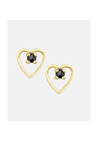 VANLERÉ - Ohrstecker, mit Saphir, 375 Gelbgold - gold