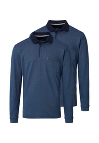CASAMODA - Poloshirt 2er Pack Basic - Blau
