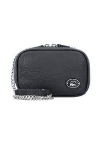 LACOSTE Origin Croc - Origin Croc Umhängetasche Leder 16 cm - gunmetal