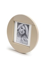 ARiT - OPERA Fotorahmen Format 18 x 13 cm, Rahmen aus massiver Buche – creme - blau