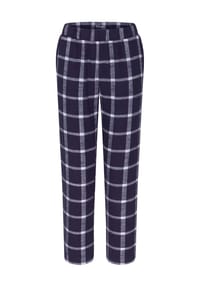 Triumph - Mix & Match Flanell Schlafanzug Hose, Eingrifftaschen, für Damen - V013 GREY COMBINA