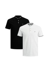 JACK & JONES - Poloshirt 2er Pack Paulos Mao - Bright cobalt