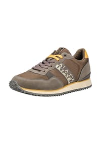 NAPAPIJRI - Lederimitat/Textil Sneaker - Braun/Orange