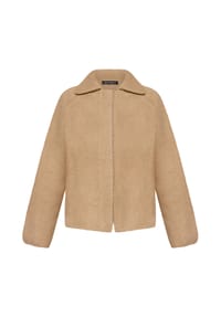 BETTY BARCLAY - Strick-Cardigan mit Kragen - Beige