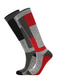 WHISTLER - Skisocken Corsicana im praktischen 2er-Pack - 1005 Light Grey Melange