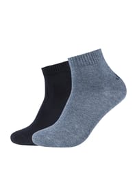 s.Oliver - Kurzsocken, 2er-Pack, Biobaumwollmix - 1000 WEISS