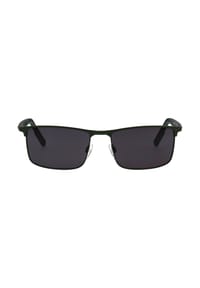 TOM TAILOR - Sonnenbrille - dunkelgun / retro blau matt
