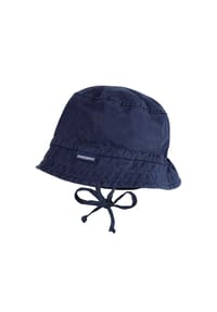 maximo® - GOTS BABY-Hütchen Waschoptik, Bindeband, UV - dogwood