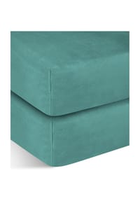 Aspero® - 2 Flanell-Spannbettlaken PERPIGNAN - Anthrazit
