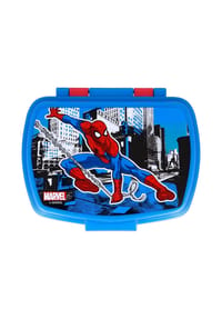 MARVEL - Spiderman Kinder Brotdose – Lunchbox Pausenbox Schulbrotbox - Rot 5,6x14x17cm