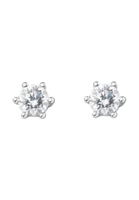 ONE ELEMENT Timeless Diamonds - 0.3 ct Diamant Brillant Ohrringe Ohrstecker - silber