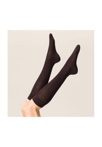 KUNERT - Kniestrümpfe Wool Care, Rippbündchen, für Damen - 0070  BLACK