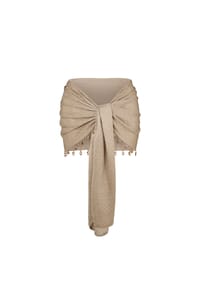 MODA MINX - Minirock mit tollen Muschel-Elementen - Stone