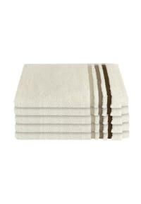 SCHIESSER - Frottier-Gästetücher Skyline Color im 5er-Set (30x50cm) - altrosa