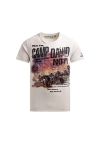 CAMP DAVID - T-Shirt Dune Crusher Kurzarmshirt - weiß