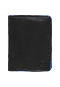 GALERIA - Brieftasche, Leder, RFID-Schutz - BLACK/BLUE
