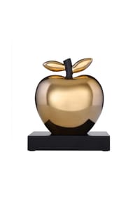 Goebel - Deko-Objekt Apfel "21 Carat" Studio 8 Art & Apple 28 cm gold - gold