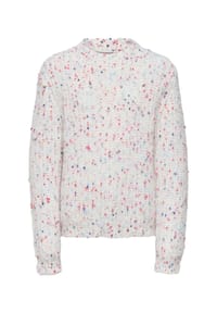 KIDSONLY - Strickpullover LUDI LIFE Pullover - weiß