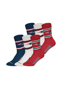NFL - Freizeitsocken Patriots Crew - WHT/RED/NNY