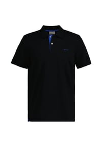 GANT - Herren Poloshirt - REGULAR CONTRAST PIQUE RUGGER, Knopfleiste, Cotton Stretch - Anthrazit
