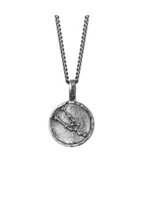 HAZE & GLORY - Halskette Sternzeichen Sternbild Stier - Taurus 925 Silber - Grau