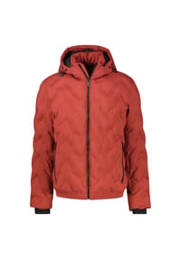 LRS - Sportive Funktions-Steppjacke mit abnehmbarer Kapuze - BURNT RED