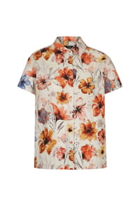 IVKO - Shirt mit Blumenmuster - white coffee