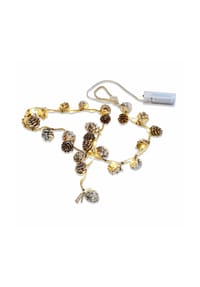 LOBERON - Lichterkette 2er Set Crane braun - braun