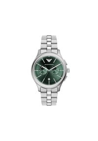 EMPORIO ARMANI - Emporio Armani Herrenuhr Chronograph aus Edelstahl, AR11746 - Silber