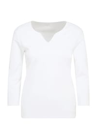 GALERIA - T-Shirt "Sibie", Split-Neck, 3/4-Arm, für Damen - BLACK
