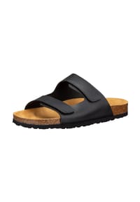 LICO - Pantolette Bioline Velcro - schwarz