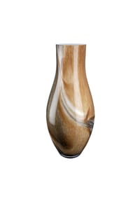 GILDE - Vase "Draga" - braun
