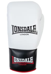 LONSDALE™ - Boxhandschuhe aus Leder CAMPTON - Black/White/Red