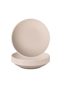 Villeroy & Boch Schalen tief NewMoon ø 29 cm 6er Set beige - NEWMOON - beige