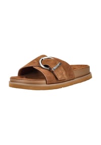 GANT - Veloursleder Pantoletten - Cognac