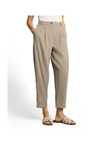 TOM TAILOR - Stoffhose, Cropped, für Damen - 11863 SILVER OLIVE